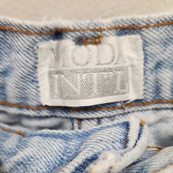 Moda International Light Blue Jean Shorts - Picture 2 of 5